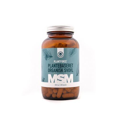 Plantforce Msm 800 Mg Plantebaseret Organisk Svovl 200 Kap
