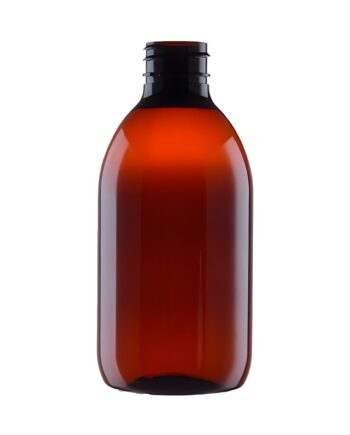 300 Ml  Brun Pet Plastflaske 28 410