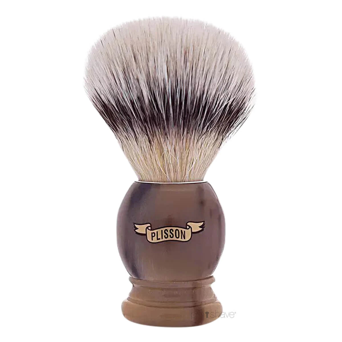 Plisson 1808 Barberkost High Mountain White Fibre Genuine Horn Original Str 12