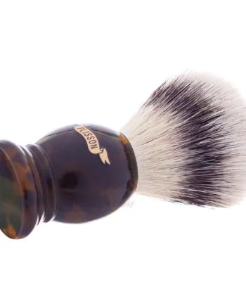 Plisson 1808 Barberkost  High Mountain White Fibre   Imit  Skildpadde  Original  Str  12