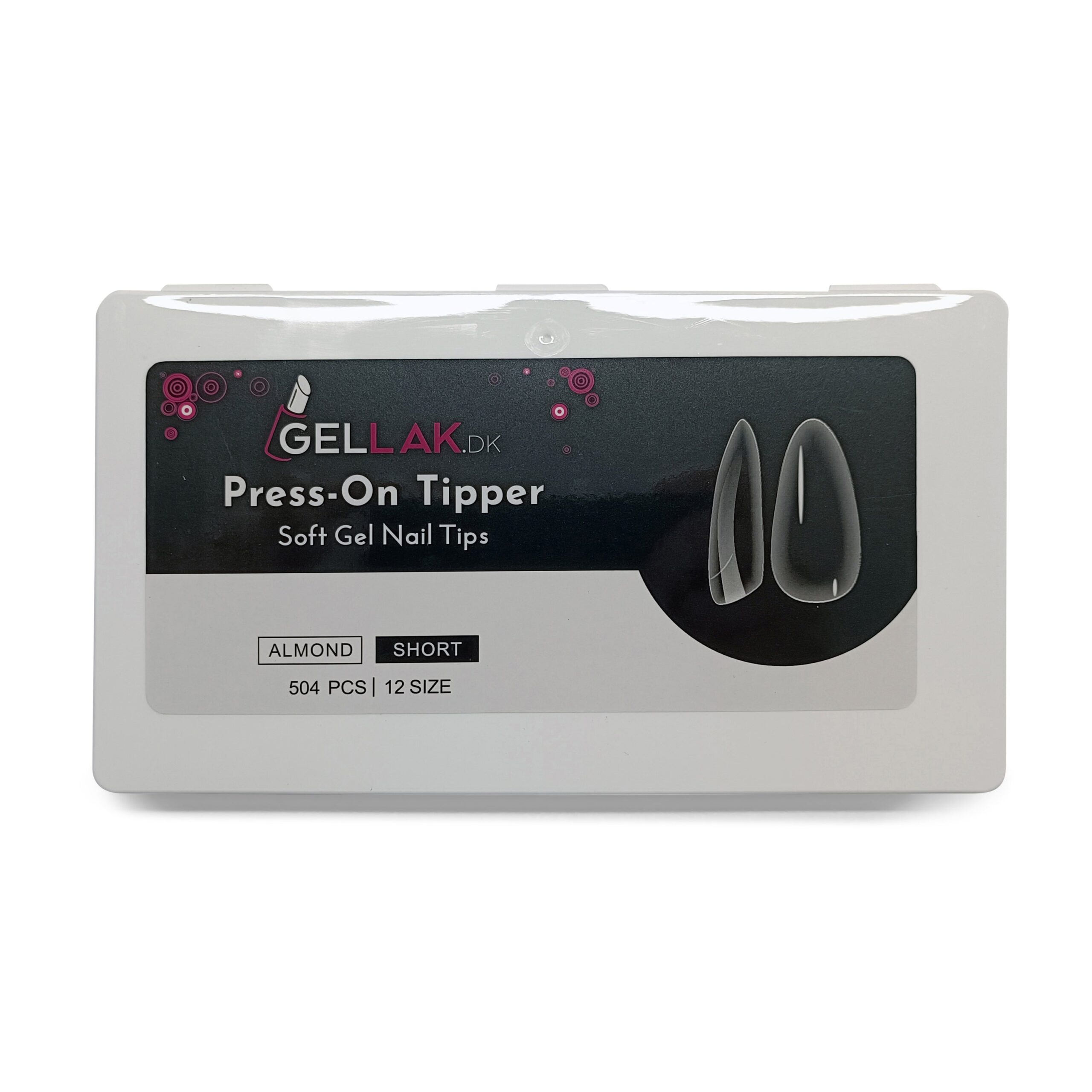 Press-on Tipper Almond Short Soft Gel Tips Gelly Nail Tips