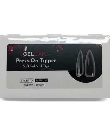 Press-on Tipper   Stiletto Medium   Soft Gel Tips   Gelly Nail Tips
