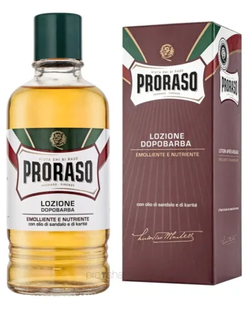 Proraso Aftershave Splash Nourishing  Sandeltræsolie Og Sheasmør  400 Ml   Salon