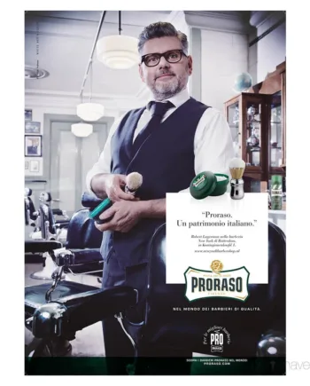 Proraso Plakat  Robert  50   70 Cm