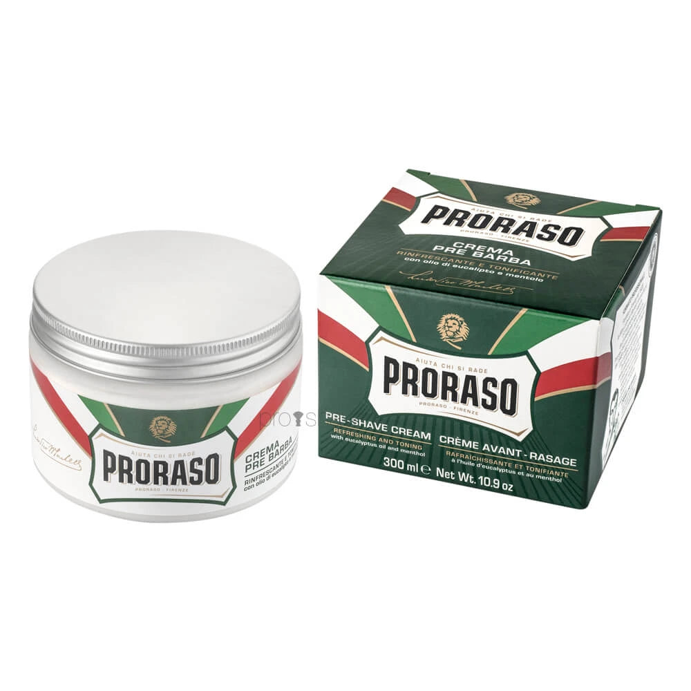 Proraso Preshave Cream Refresh  Eucalyptus   Menthol  300 Ml   Salon