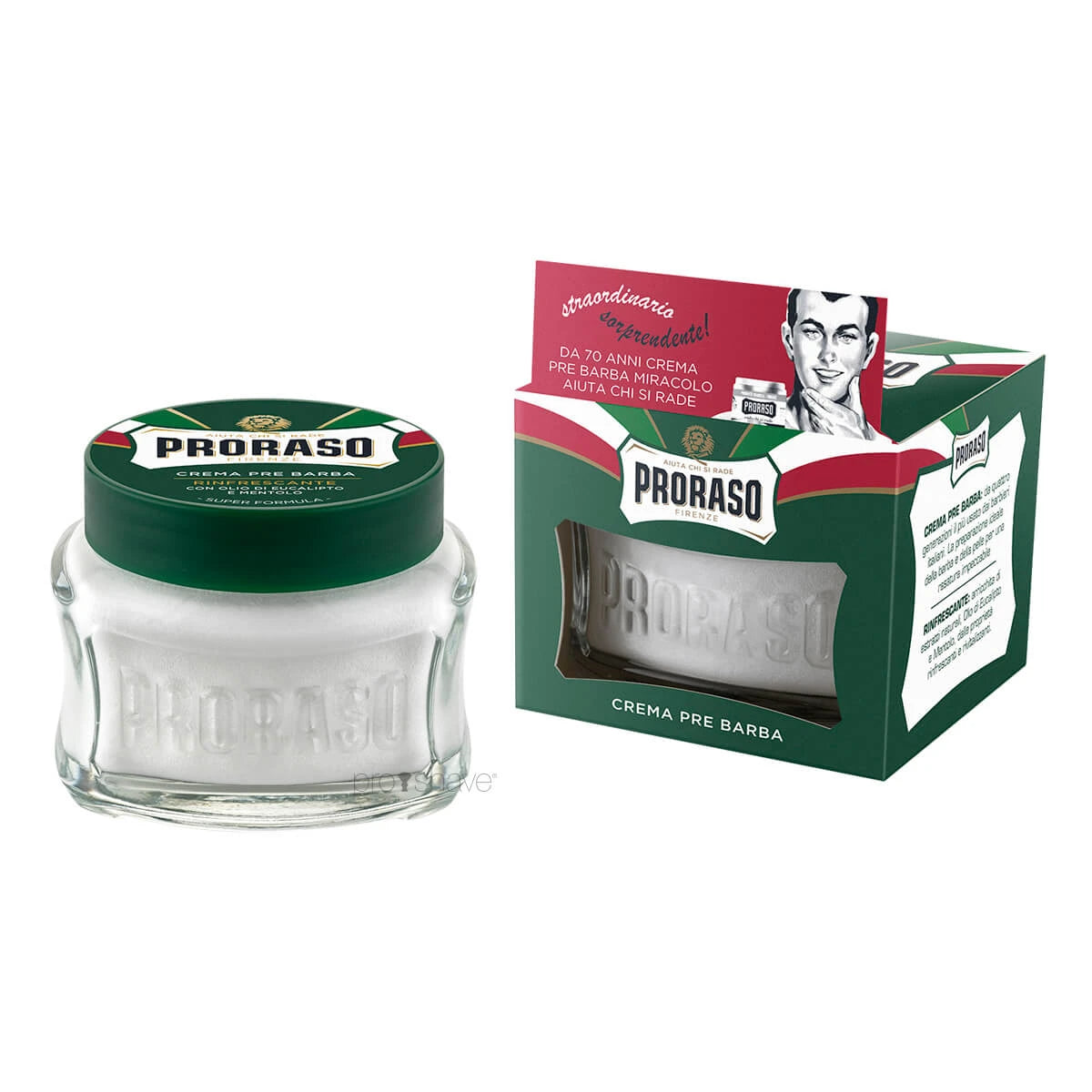 Proraso Preshave Cream Refresh  Eucalyptus   Menthol  100 Ml