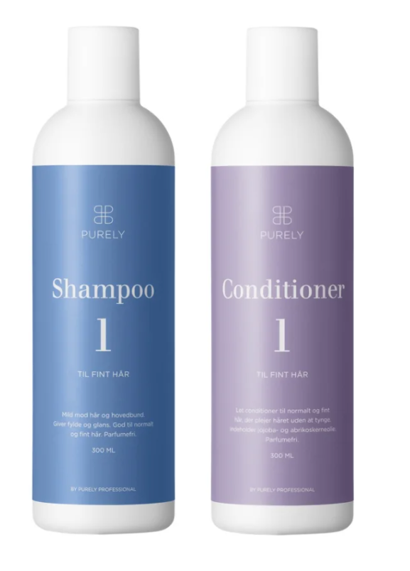 Purely Professional Sæt Til Fint Hår Shampoo Og Conditioner