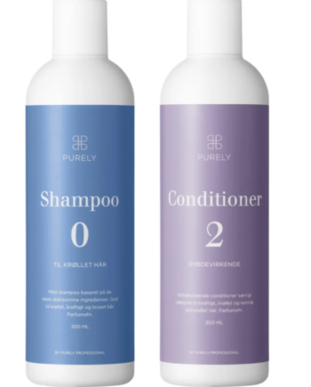 Purely Professional Sæt Til Krøller   Kraftigt Hår    Shampoo   Og Conditioner