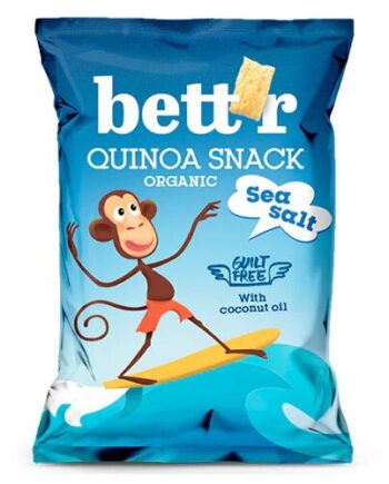 Quinoasnack Havsalt øko  50 Gram