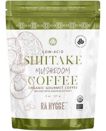 Rå Hygge Kaffe    Shiitake Svampeekstrakt- Hele Bønner    227g
