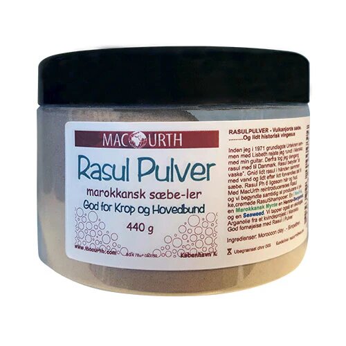 Rasul Pulver Marokkansk Sæbe-ler 440 Gram