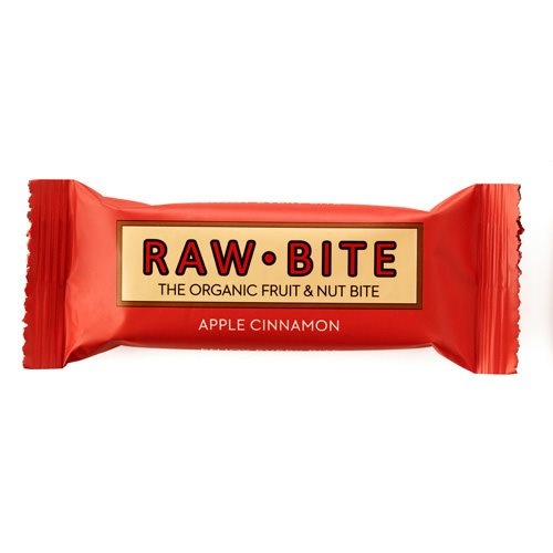 Rawbite Apple Cinnamon   Frugt- Og Nøddebar  50