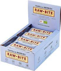 Rawbite Vanilla Berries    Bull  50g  Køb 12 Stk  Spar 10