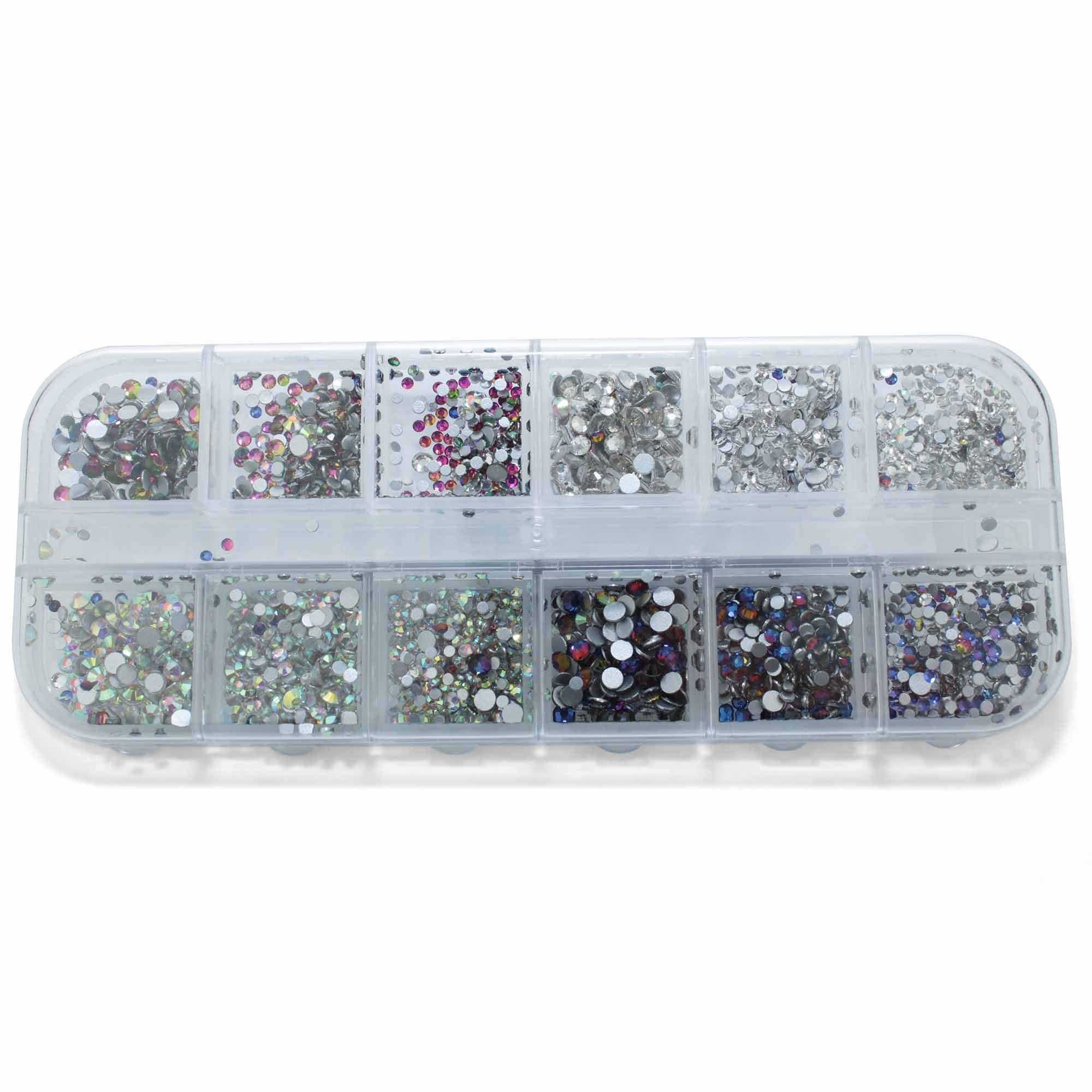 Rhinestone   Forskellige Farver   Krystal Glas Rhinesten   No