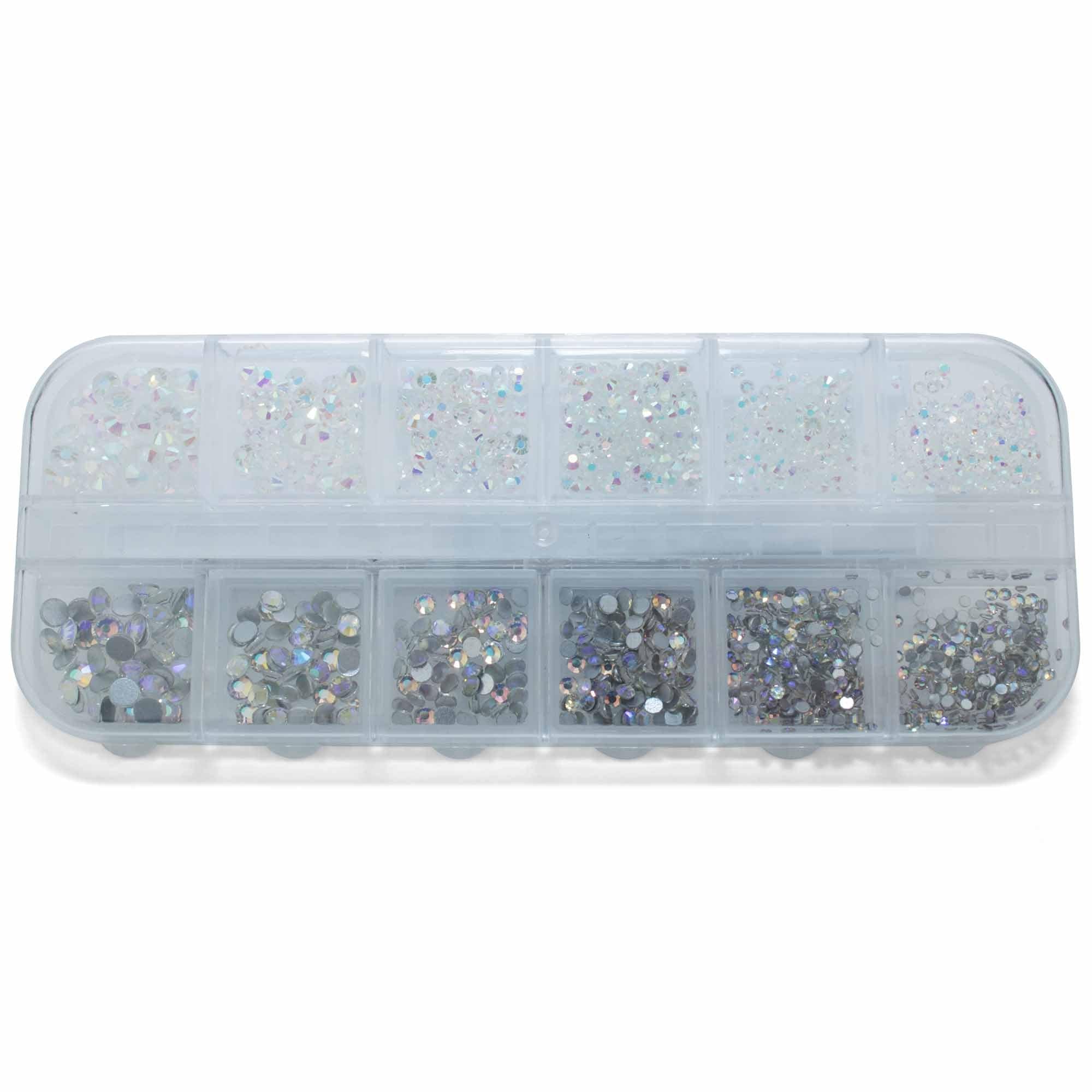Rhinestone   Forskellige Farver   Krystal Glas Rhinesten   No