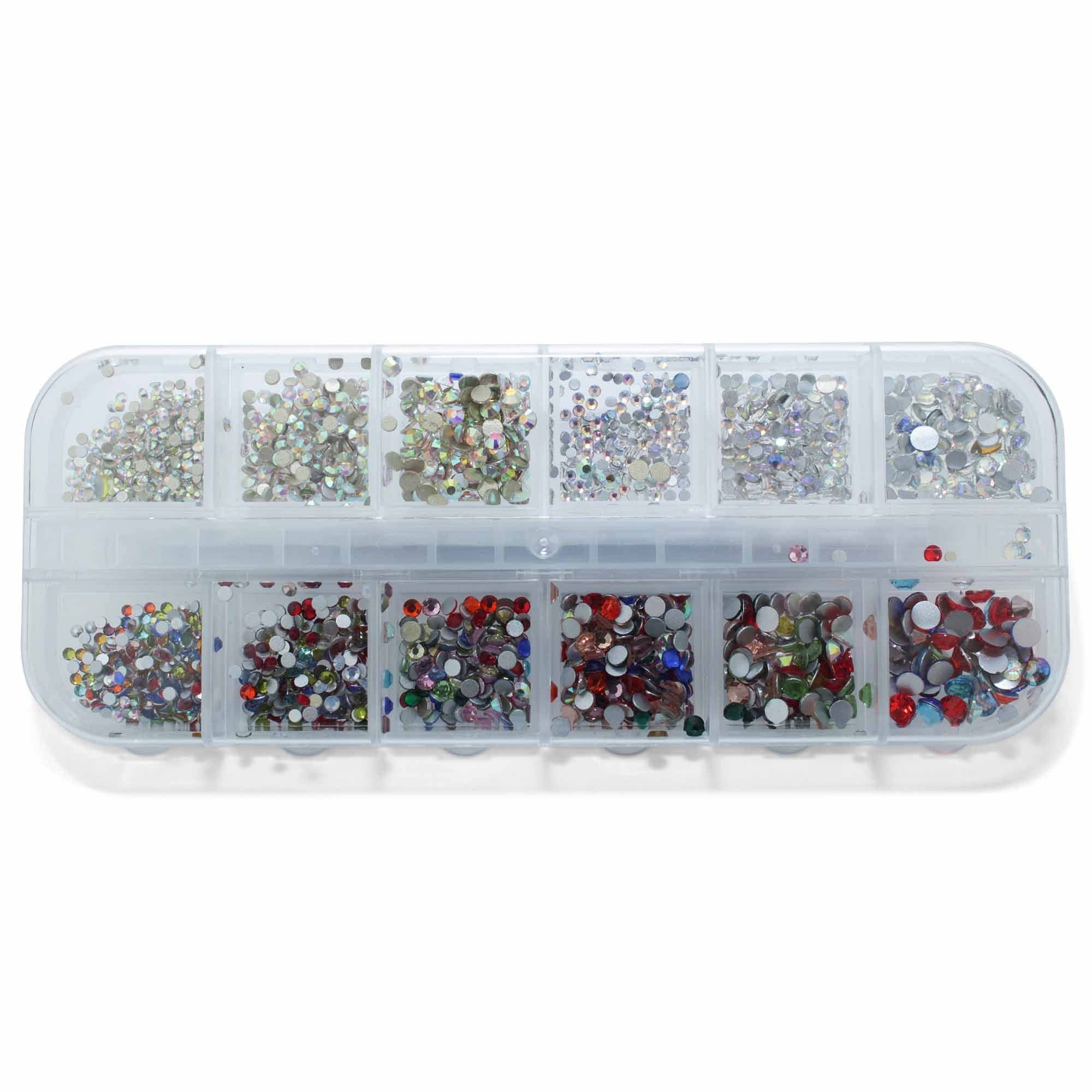 Rhinestone   Forskellige Farver   Krystal Glas Rhinesten   No