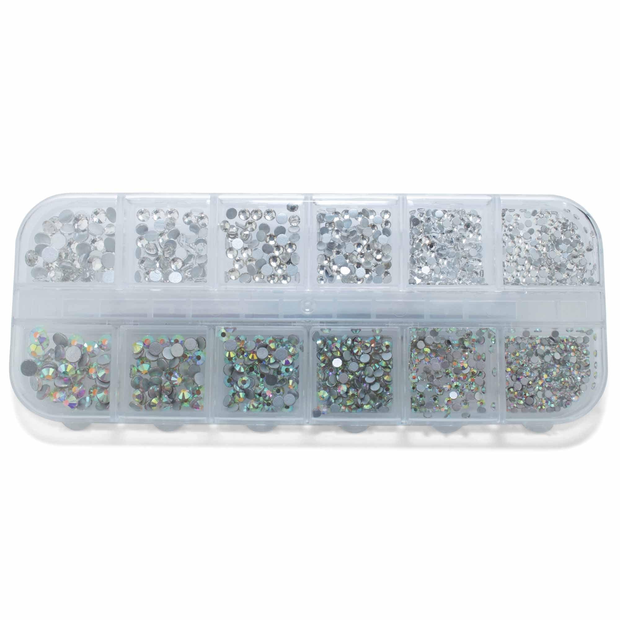 Rhinestone   Forskellige Farver   Krystal Glas Rhinesten   No