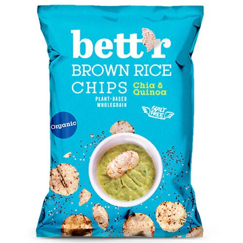 Ris Chips Med Chia Og Quinoa øko 60 Gram