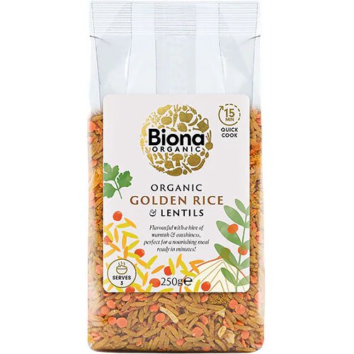 Ris Linse Blanding Karry øko 250 Gram