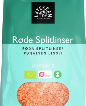 Røde Splitlinser øko  400 Gram