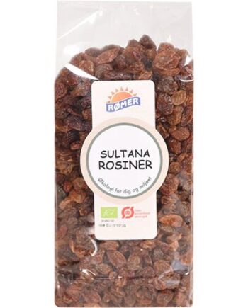 Rosiner Lyse Sultana øko  500 Gram