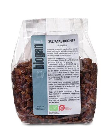 Rosiner Sultanas øko   500 Gram