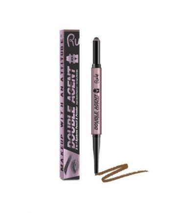 Rude Cosmetics Double Agent   In   Eyebrow Pencil   Powder Hazel