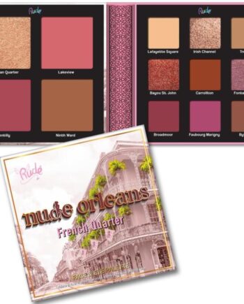 Rude Cosmetics Nude Orleans French Quarter Face   Eye Pallette