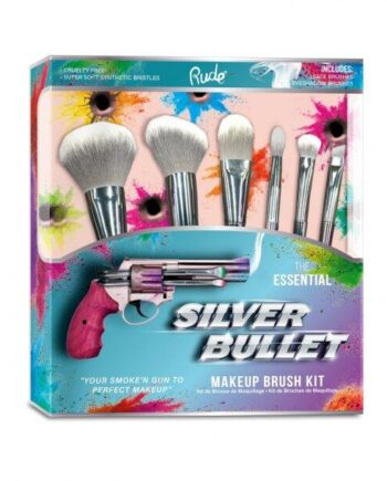 Rude Cosmetics Silver Bullet Makeup Brush Kit