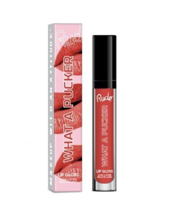 Rude Cosmetics What   Pucker Lip Lacquer Shut The Front Door