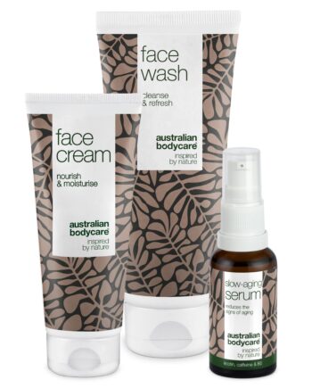 Sæt Med Anti Age Produkter Til 50       Produkter Til Rynker Og Moden Hud: Ansigtsrens  Anti Age Serum   Creme