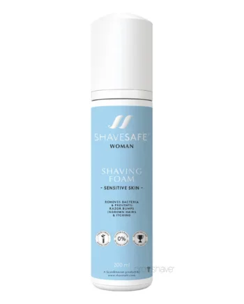 Shavesafe Barberskum  Woman  Sensitiv Hud  200 Ml