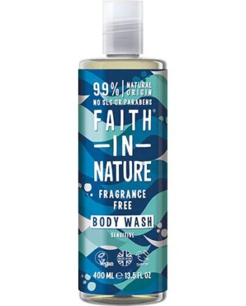 Showergel Fragrance Free Faith In Nature 400 Ml