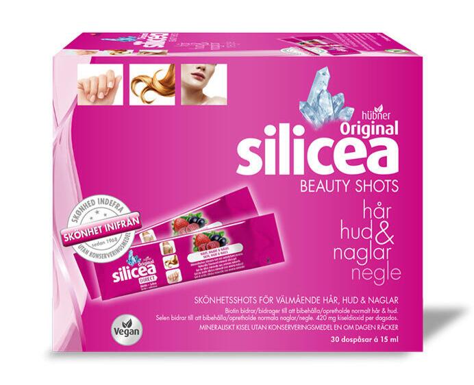 Silicea Beauty Shots Hår  Hud Og Negle Indeholder 30 Poser X15ml  450 Ml