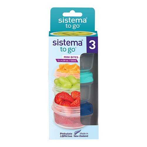 Sistema Mini Bites To Go 3x130ml