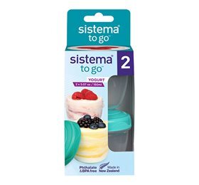 Sistema Yoghurt To Go  -pack 2x150 Ml  Ass  Farver  1stk