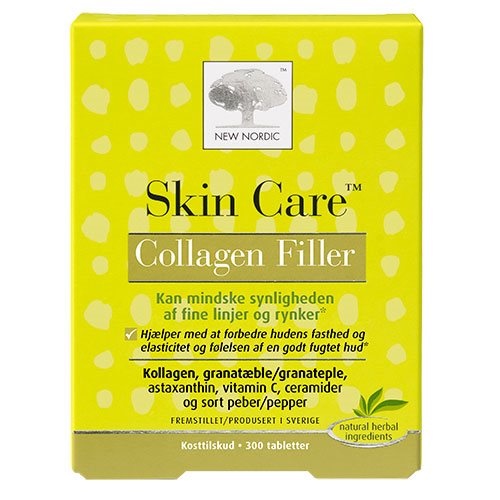 Skin Care Collagen Filler 300 Tabletter