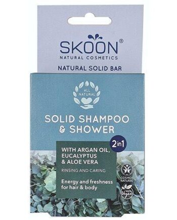 Skoon Solid Shampoo   Shower Bar       Energy And Freshness  90g