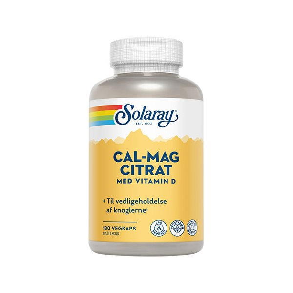 Solaray Cal-mag Citrat     -vitamin 180 Kaps