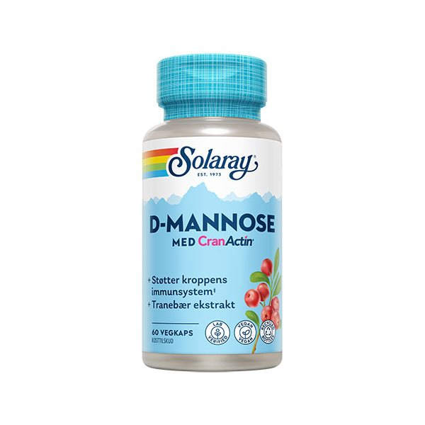 Solaray  -mannose    Cranactin 60 Kapsler
