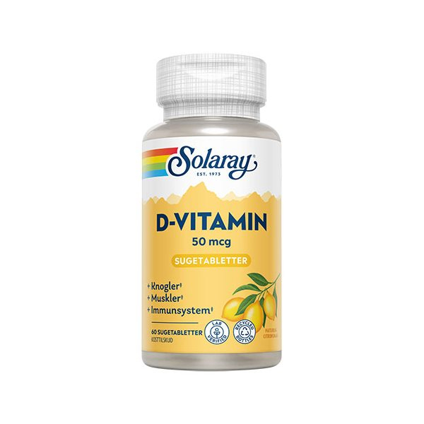 Solaray  -vitamin 50 Mcg 60 Tab