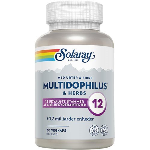 Solaray Multidophilus   Herbs 30 Kapsler