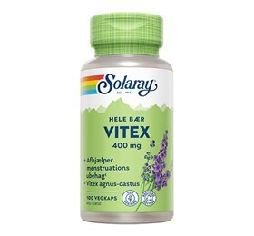 Solaray Vitex 400 Mg 100 Kapsler