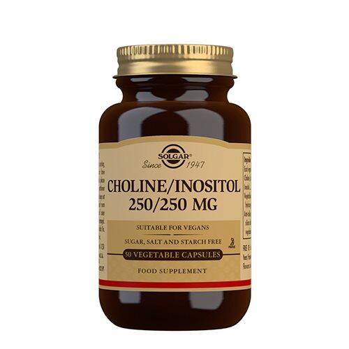 Solgar Choline Inositol 250 250 Mg 50 Kap 52g