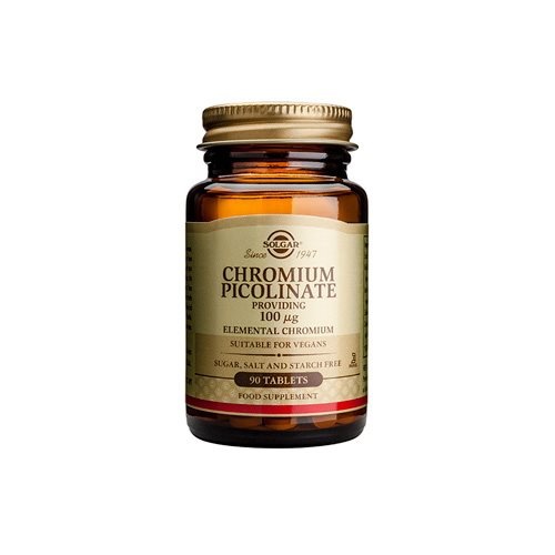 Solgar Chrom Picolinat 100mg  Chromium  90 Tabl