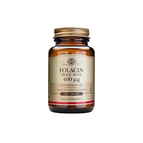 Solgar Folsyre 400 Mcg  Folacin  250 Tabl