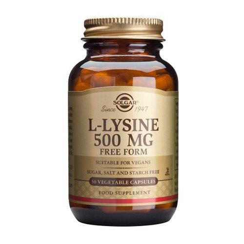 Solgar  -lysin Aminosyre 500 Mg  50kap