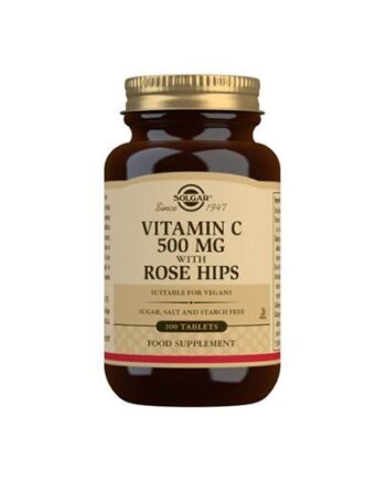 Solgar Vitamin   500 Mg Med Hyben  100tab