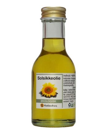 Solsikkeolie økologisk Koldpresset 100 Ml