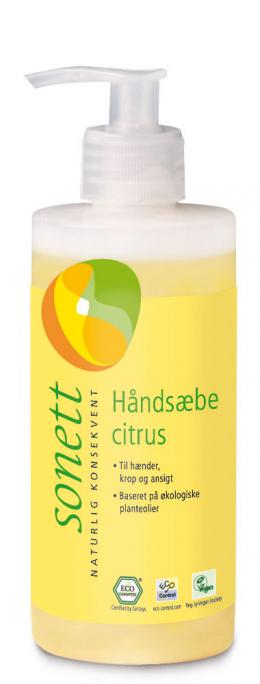 Sonett Håndsæbe Citrus 300 Ml
